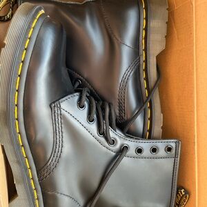 Dr. Martens Black Boots with Translucent Sole